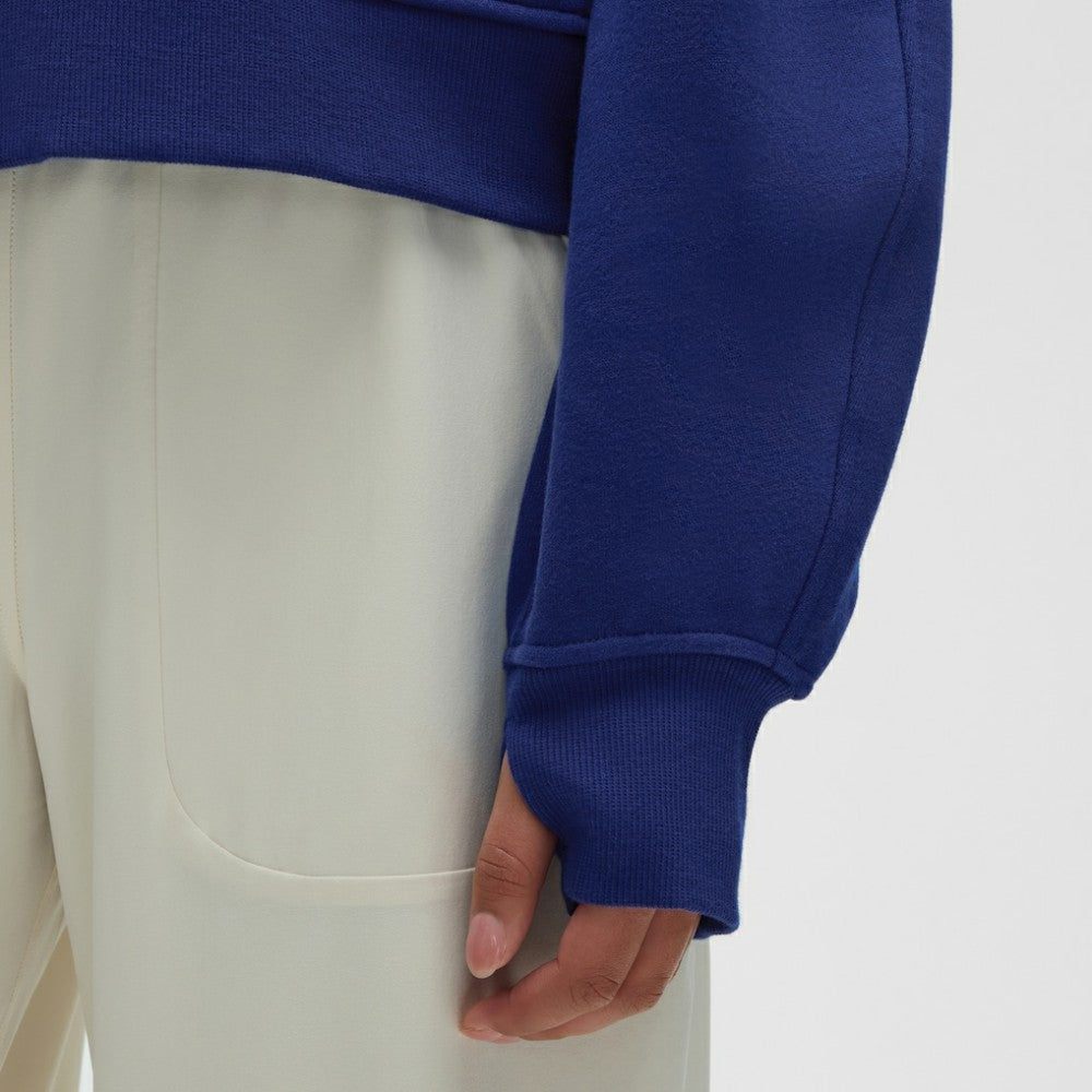Edmonton Oilers lululemon Women's Scuba Oversized Half-Zip Hoodie - Larkspur | NHL on sale