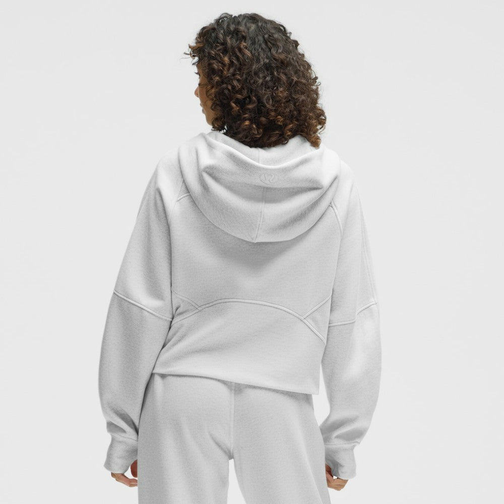 Los Angeles Kings lululemon Women's Scuba Oversized Half-Zip Hoodie - Heathered Core Ultra Light Grey | NHL near me