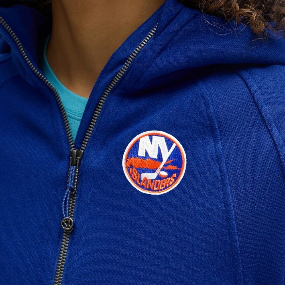 New York Islanders lululemon Women's Scuba Oversized Half-Zip Hoodie - College Cobalt | NHL Clearance