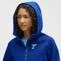 St. Louis Blues lululemon Women's Scuba Oversized Half-Zip Hoodie - College Cobalt | NHL Clearance