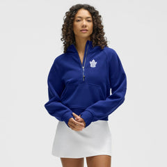 Toronto Maple Leafs lululemon Women's Scuba Oversized Half-Zip Hoodie - Larkspur | NHL near me