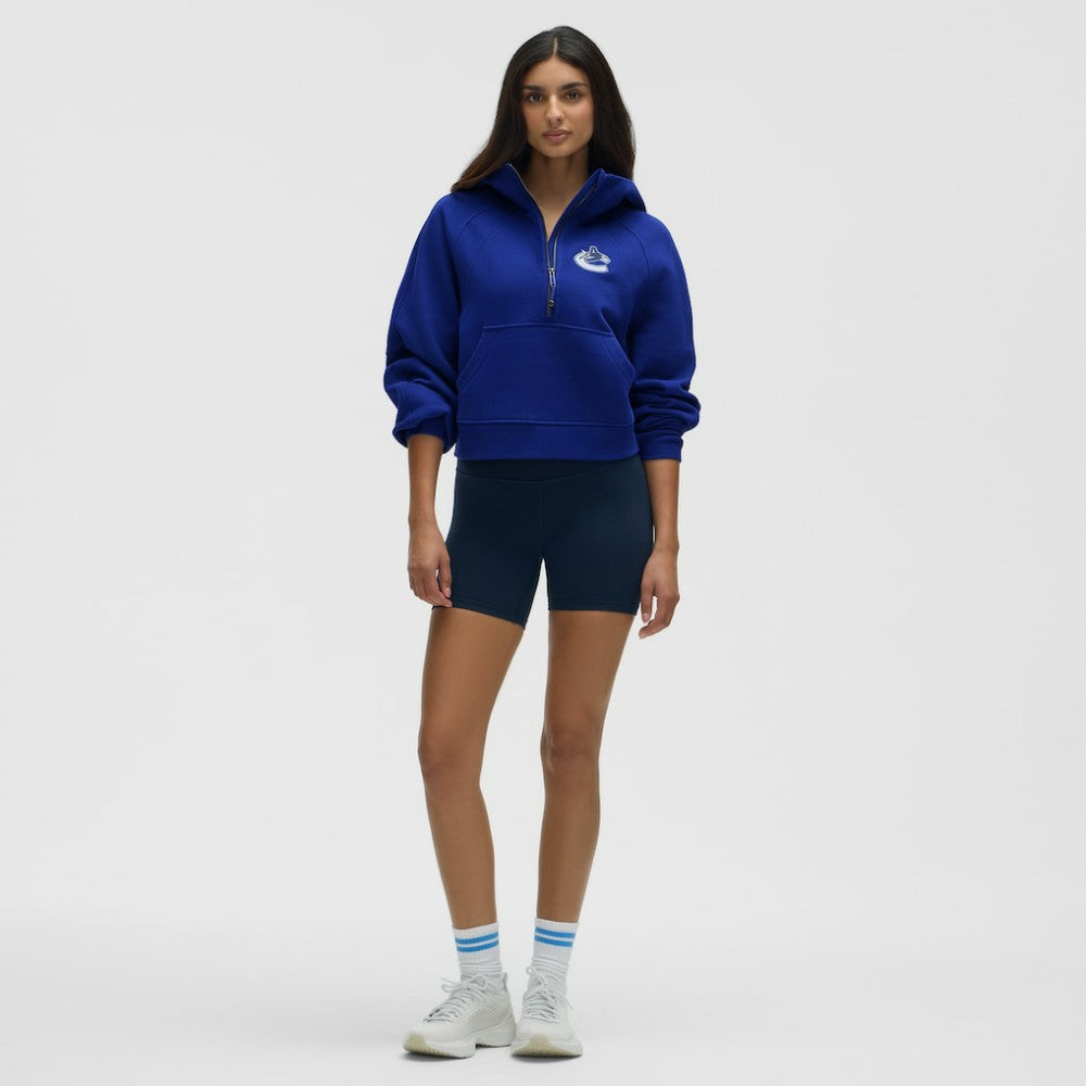 Vancouver Canucks lululemon Women's Scuba Oversized Half-Zip Hoodie - Larkspur | NHL discount