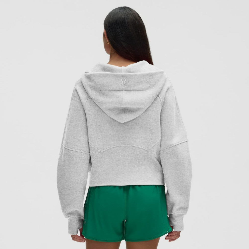 Vegas Golden Knights lululemon Women's Scuba Oversized Half-Zip Hoodie - Heathered Core Ultra Light Grey | NHL online