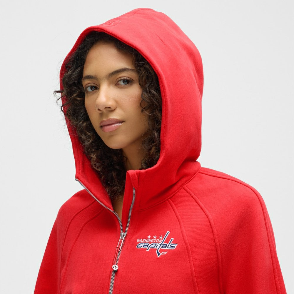 Washington Capitals lululemon Women's Scuba Oversized Half-Zip Hoodie - True Red | NHL near me