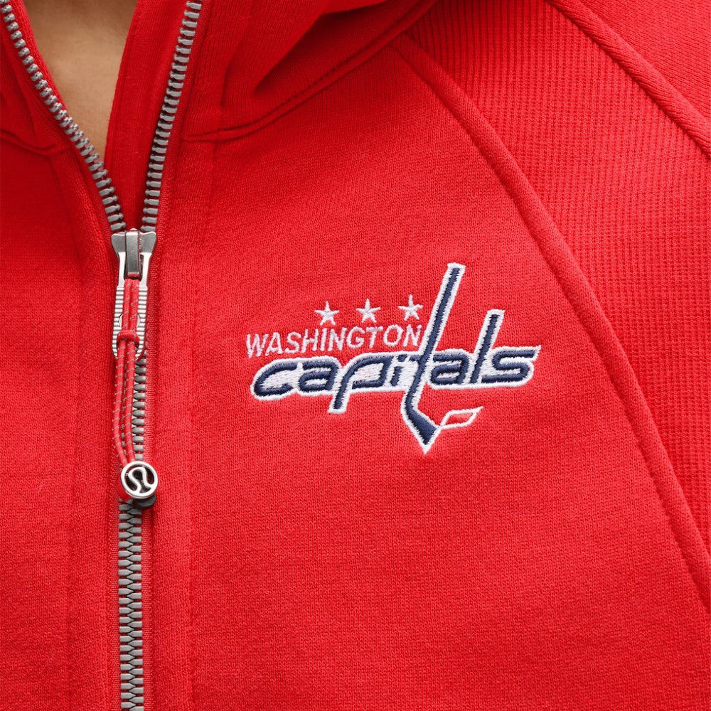 Washington Capitals lululemon Women's Scuba Oversized Half-Zip Hoodie - True Red | NHL near me