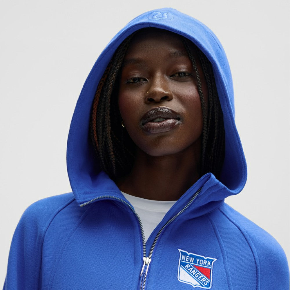 New York Rangers lululemon Women's Scuba Oversized Half-Zip Hoodie - Blue | NHL sale