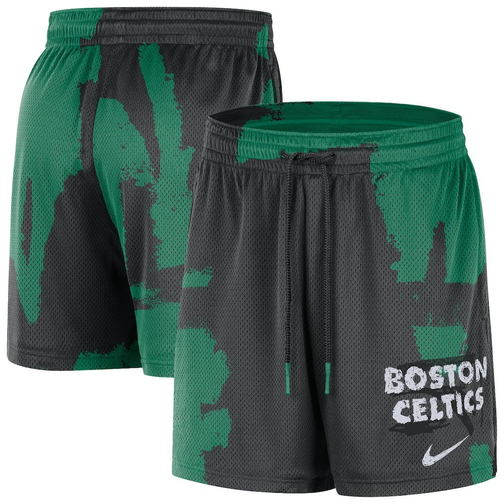 Nike Boston Celtics Courtside Club Dri-FIT Practice Shorts Black/Kelly Green
