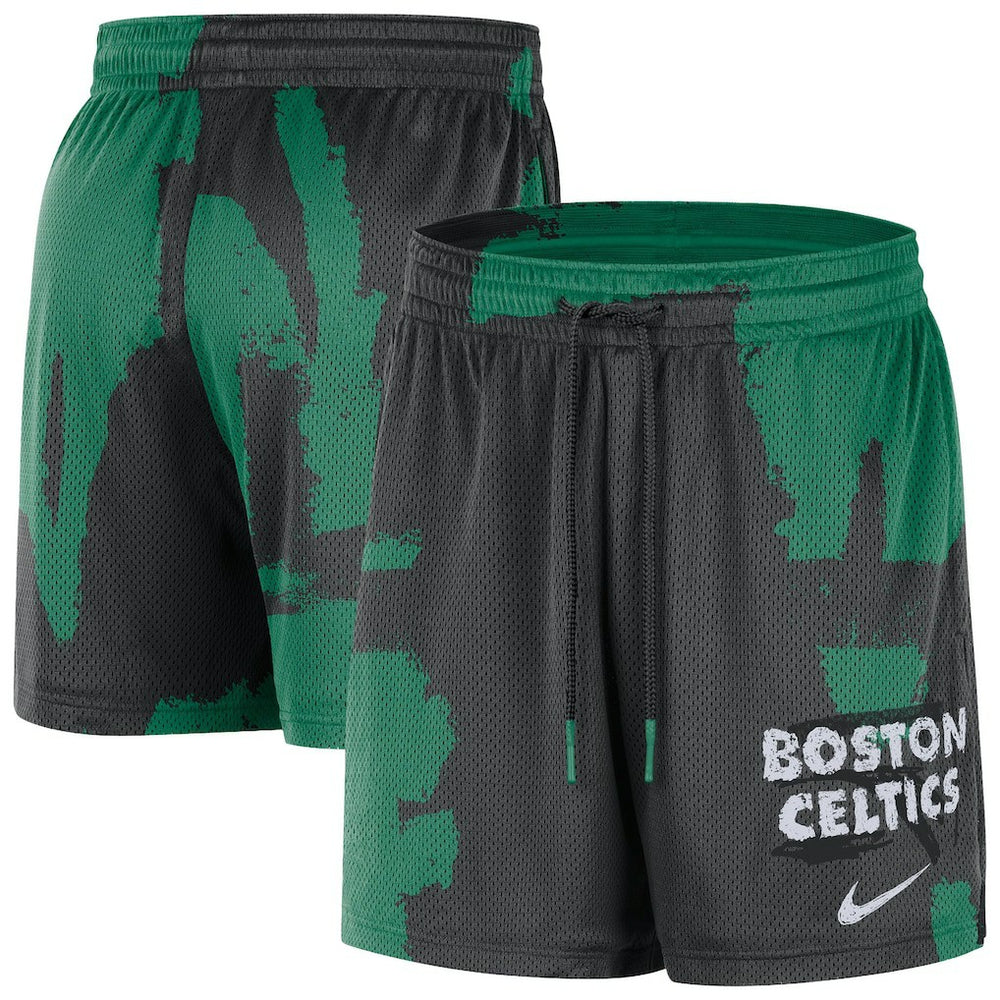 Nike Boston Celtics Courtside Club Dri-FIT Practice Shorts Black/Kelly Green