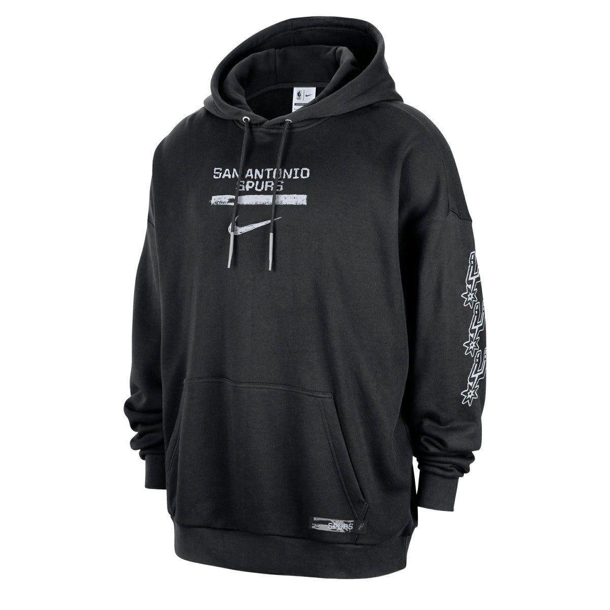 Nike San Antonio Spurs Courtside Club Premium Hoodie Black