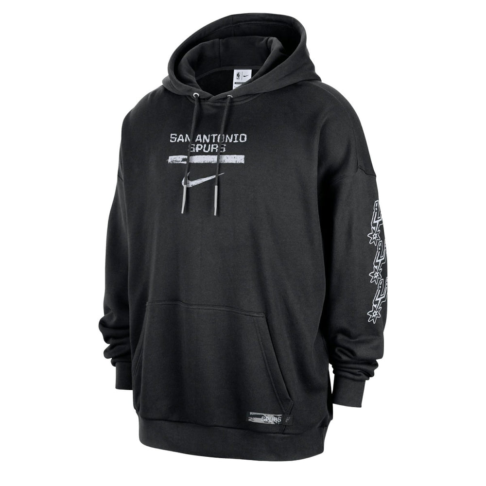 Nike San Antonio Spurs Courtside Club Premium Hoodie Black