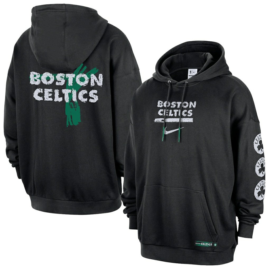 Nike Boston Celtics Courtside Club Premium Hoodie Black
