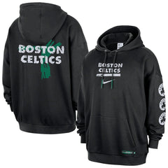 Nike Boston Celtics Courtside Club Premium Hoodie Black