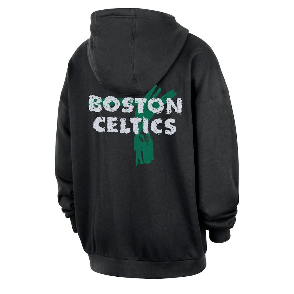 Nike Boston Celtics Courtside Club Premium Hoodie Black