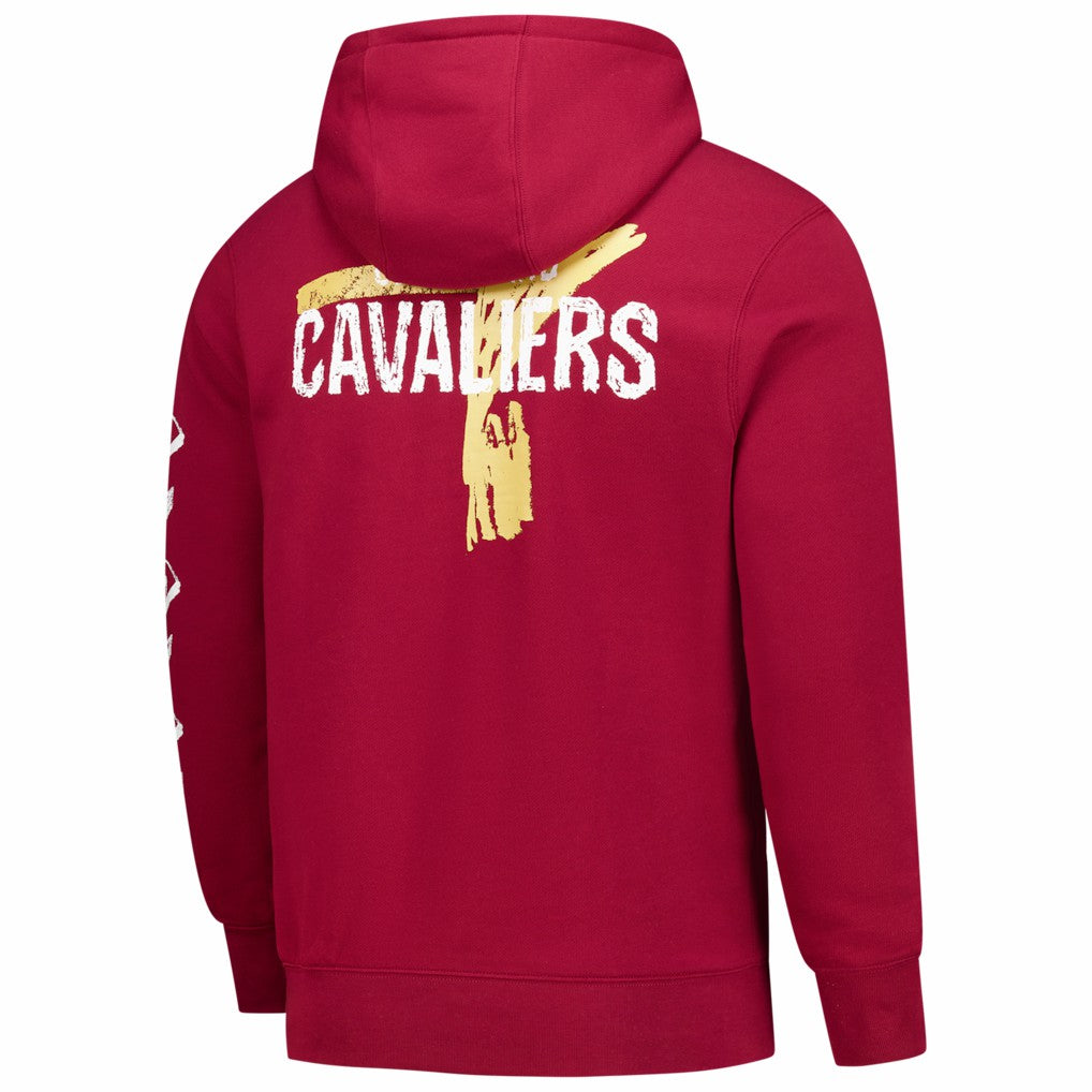 Nike Cleveland Cavaliers Courtside Club Premium Hoodie Wine
