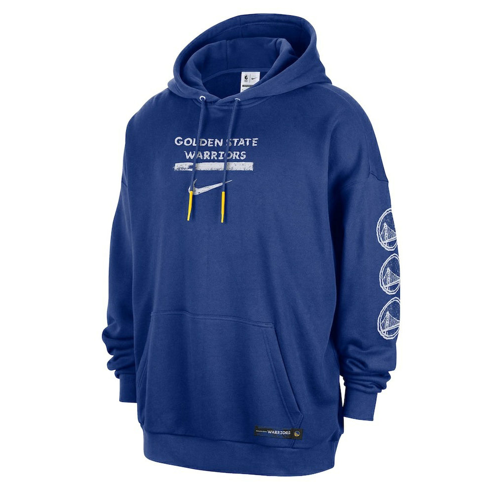 Nike Golden State Warriors Courtside Club Premium Hoodie Royal