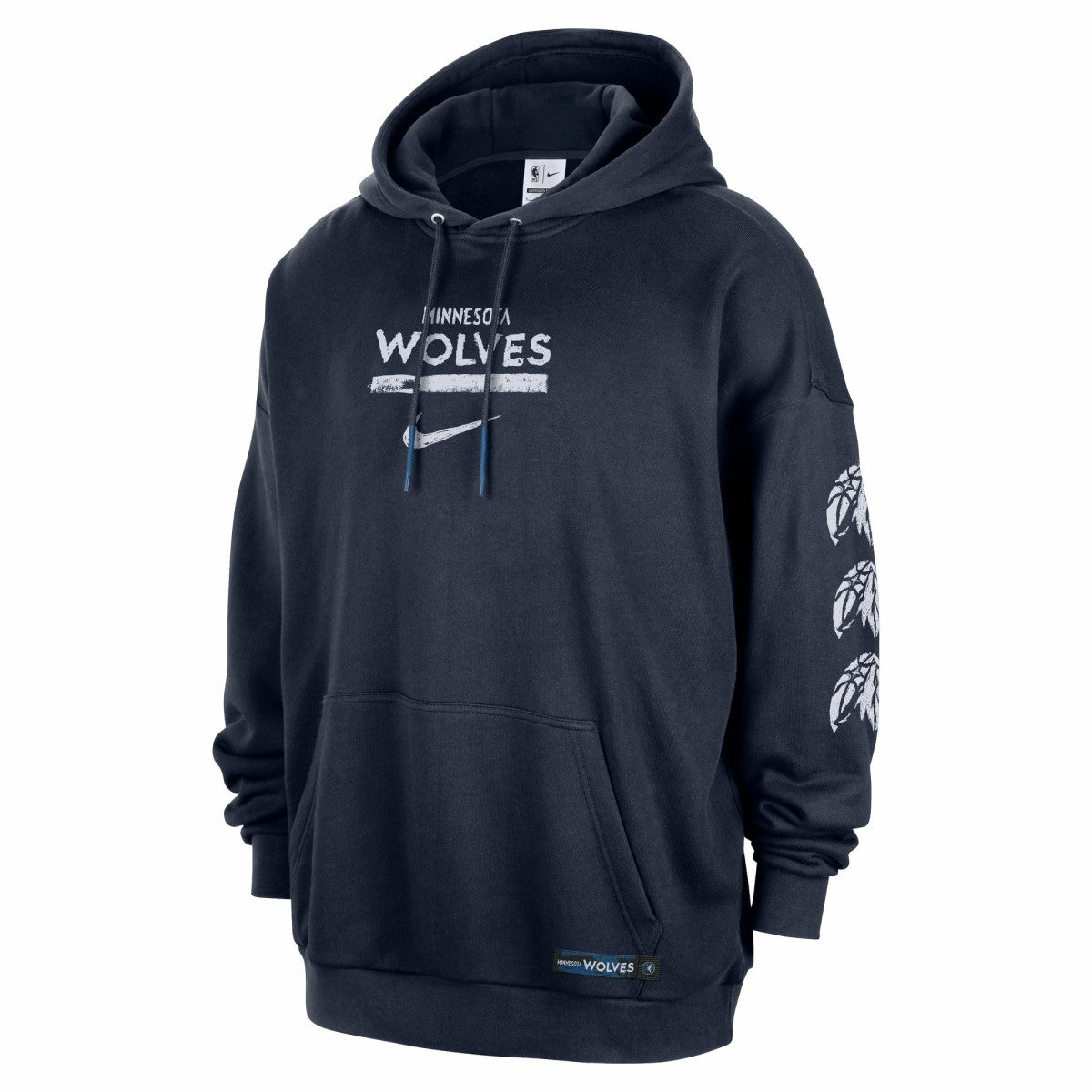 Nike Minnesota Timberwolves Courtside Club Premium Hoodie Navy