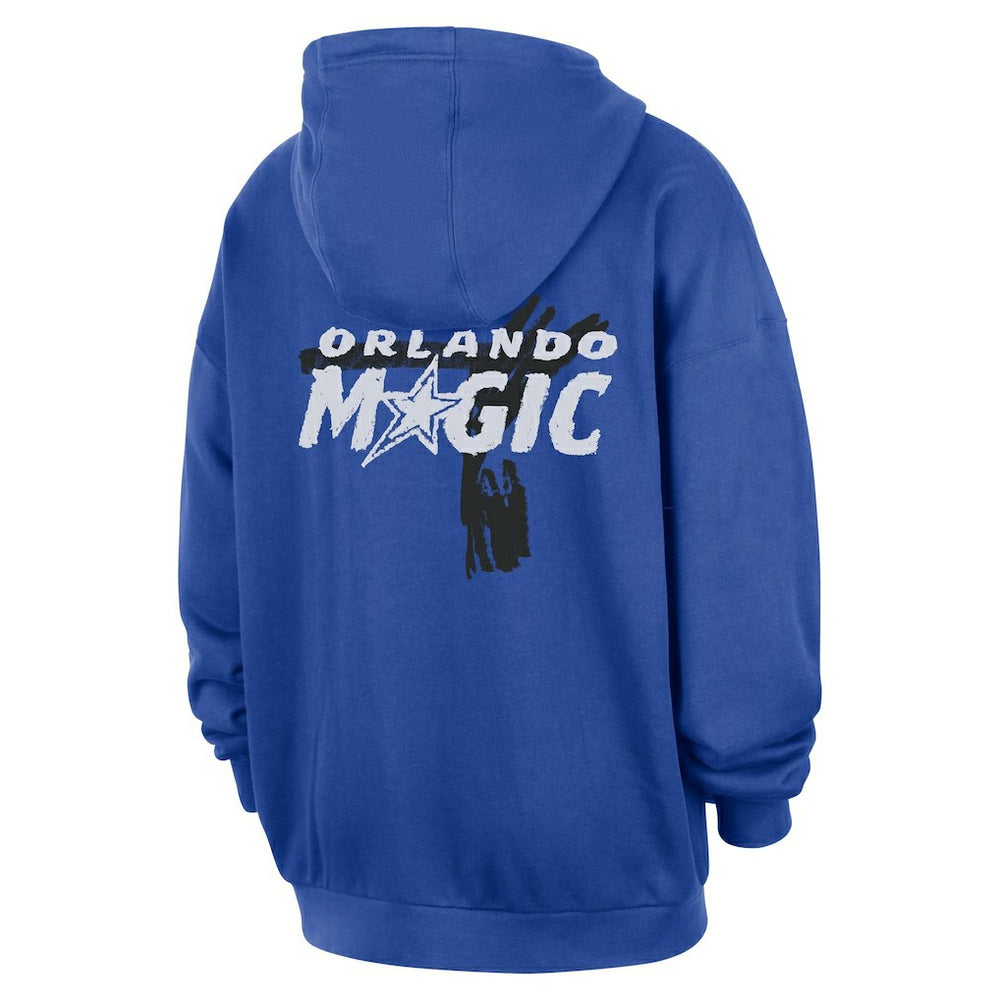 Nike Orlando Magic Courtside Club Premium Hoodie Blue