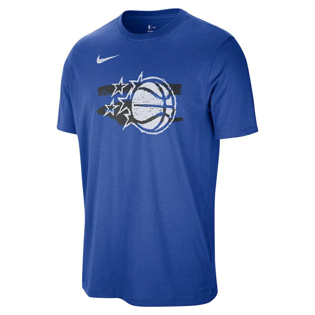 Nike Orlando Magic Courtside Club Shape of the Game T-Shirt Blue