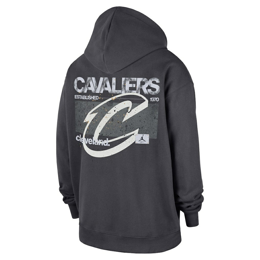 Cleveland Cavaliers Jordan Brand Statement Jumpman Flight Premiere Hoodie Anthracite