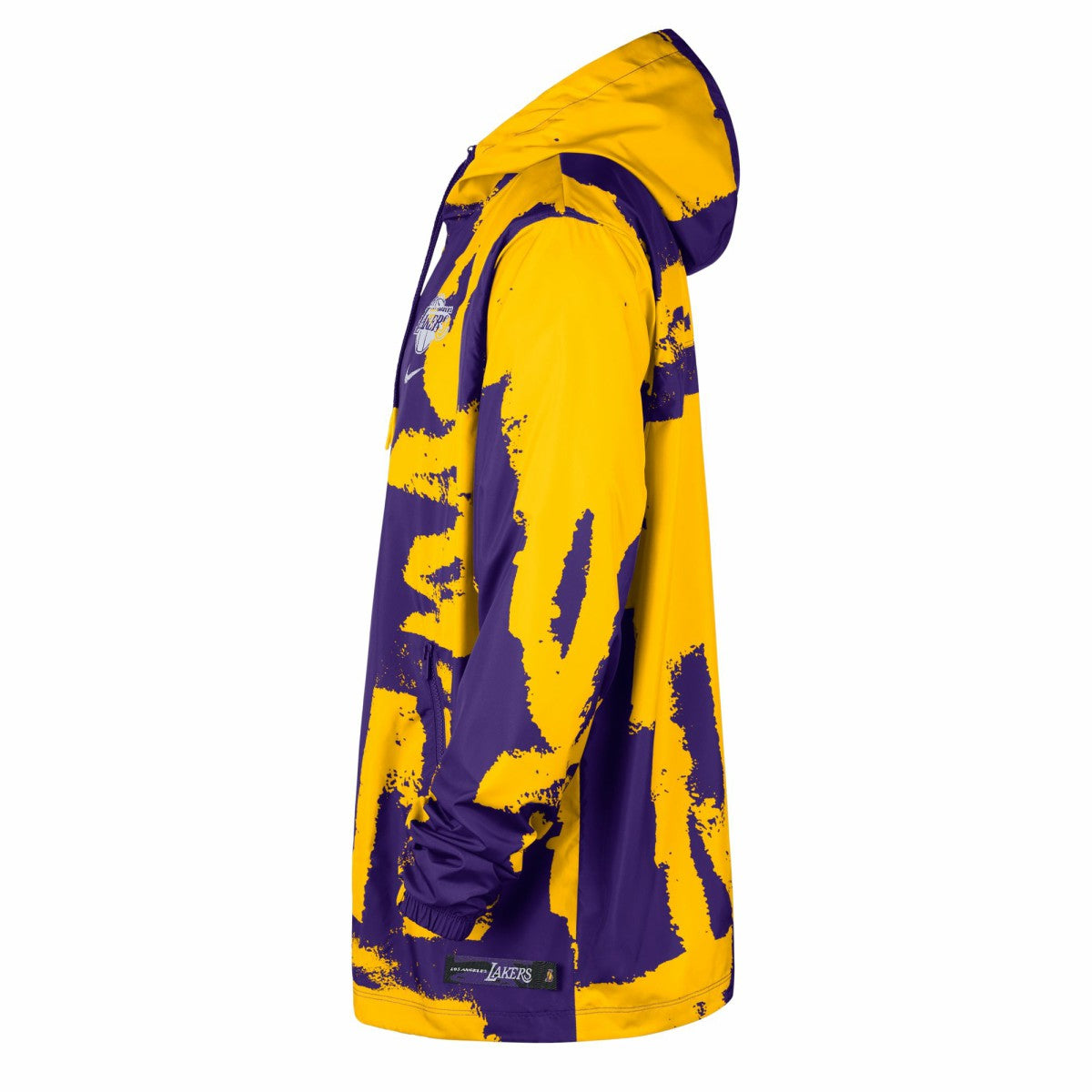 Nike Los Angeles Lakers Unisex Courtside Club Premium Woven Full-Zip Hooded Jacket Purple