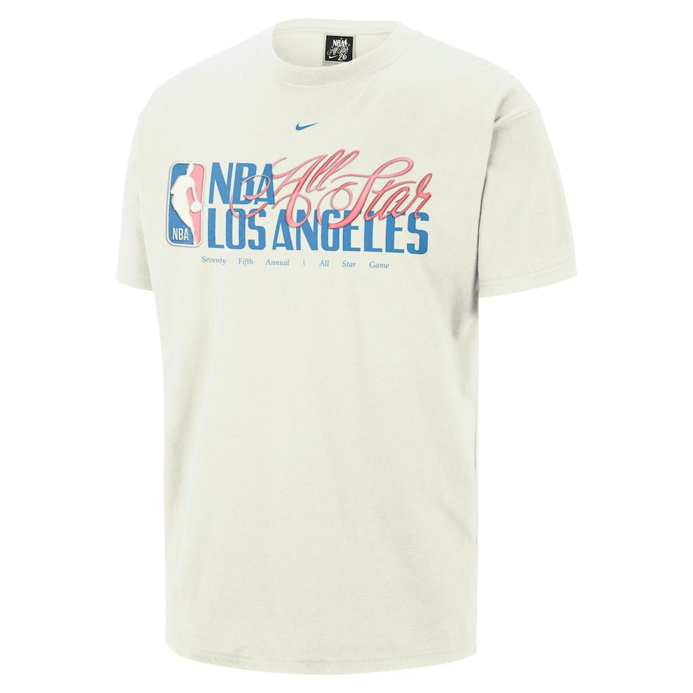 Nike  2026 NBA All-Star Game Max90 Wordmark T-Shirt Cream