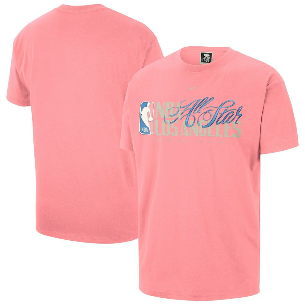 Nike  2026 NBA All-Star Game Max90 Wordmark T-Shirt Pink