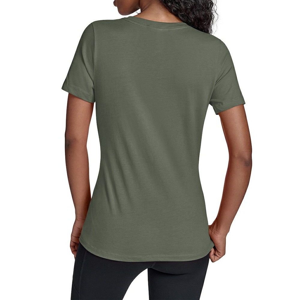 Green Bay Packers Starter Women's Groovy Script V-Neck T-Shirt - Green - NFL