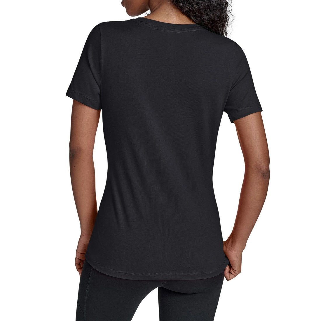 Detroit Lions Starter Women's Groovy Script V-Neck T-Shirt - Black - NFL