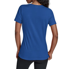 Seattle Seahawks Starter Women's Throwback Groovy Script V-Neck T-Shirt - Royal - NFL