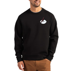 Arizona Cardinals Cutter & Buck Throwback Roam Recycled Raglan Pullover Sweatshirt - Black - NFL