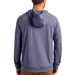 Houston Texans Cutter & Buck Adapt Knit Recycled Raglan Pullover Hoodie - Heather Navy - NFL