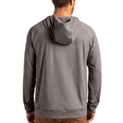 Baltimore Ravens Cutter & Buck Adapt Knit Recycled Raglan Pullover Hoodie - Heather Gray - NFL