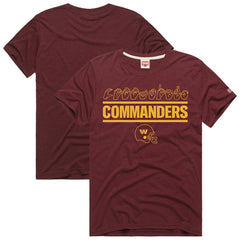 Washington Commanders Homage Unisex NFL ASL Collection by Love Sign Tri-Blend T-Shirt - Burgundy - NFL