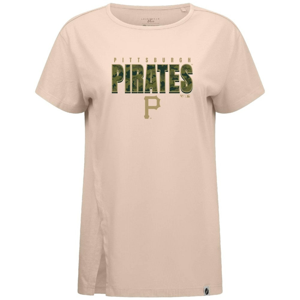 Pittsburgh Pirates Levelwear Women's Influx Protect W T-Shirt for sale