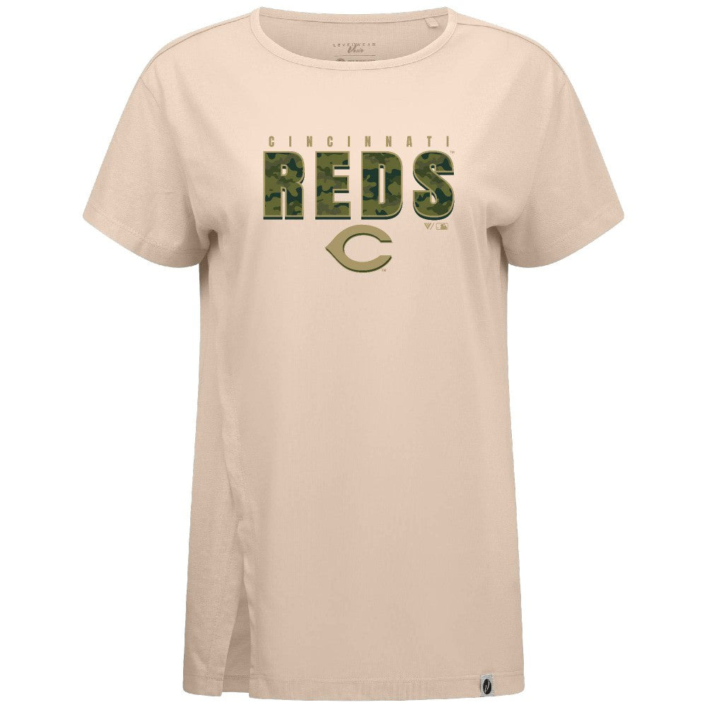 Cincinnati Reds Levelwear Women's Influx Protect W T-Shirt Discount