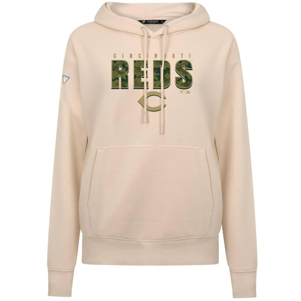 Cincinnati Reds Levelwear Women's Adorn Protect W Pullover Hoodie for sale