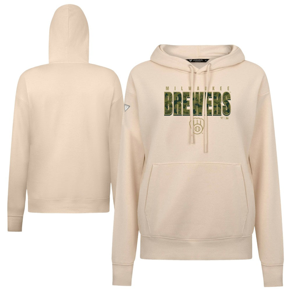 Milwaukee Brewers Levelwear Women's Adorn Protect W Pullover Hoodie Online