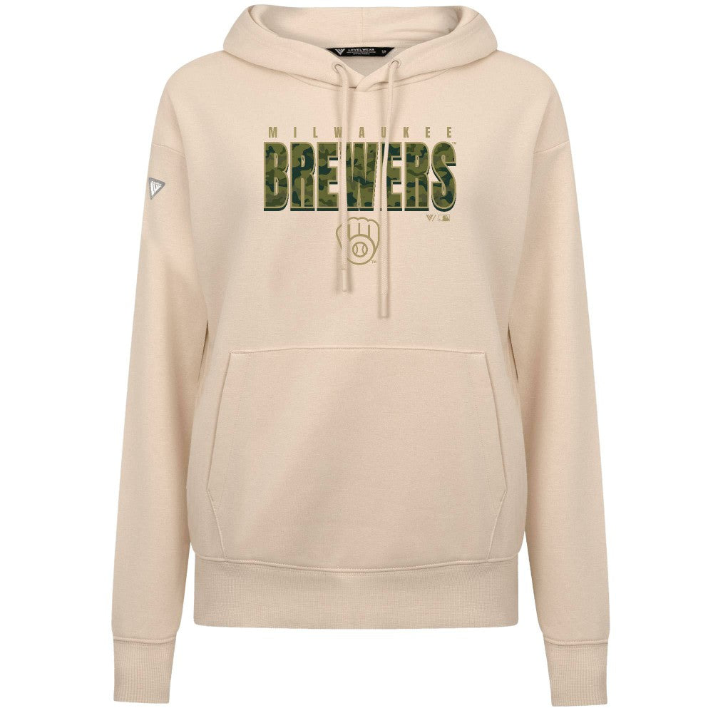 Milwaukee Brewers Levelwear Women's Adorn Protect W Pullover Hoodie Online