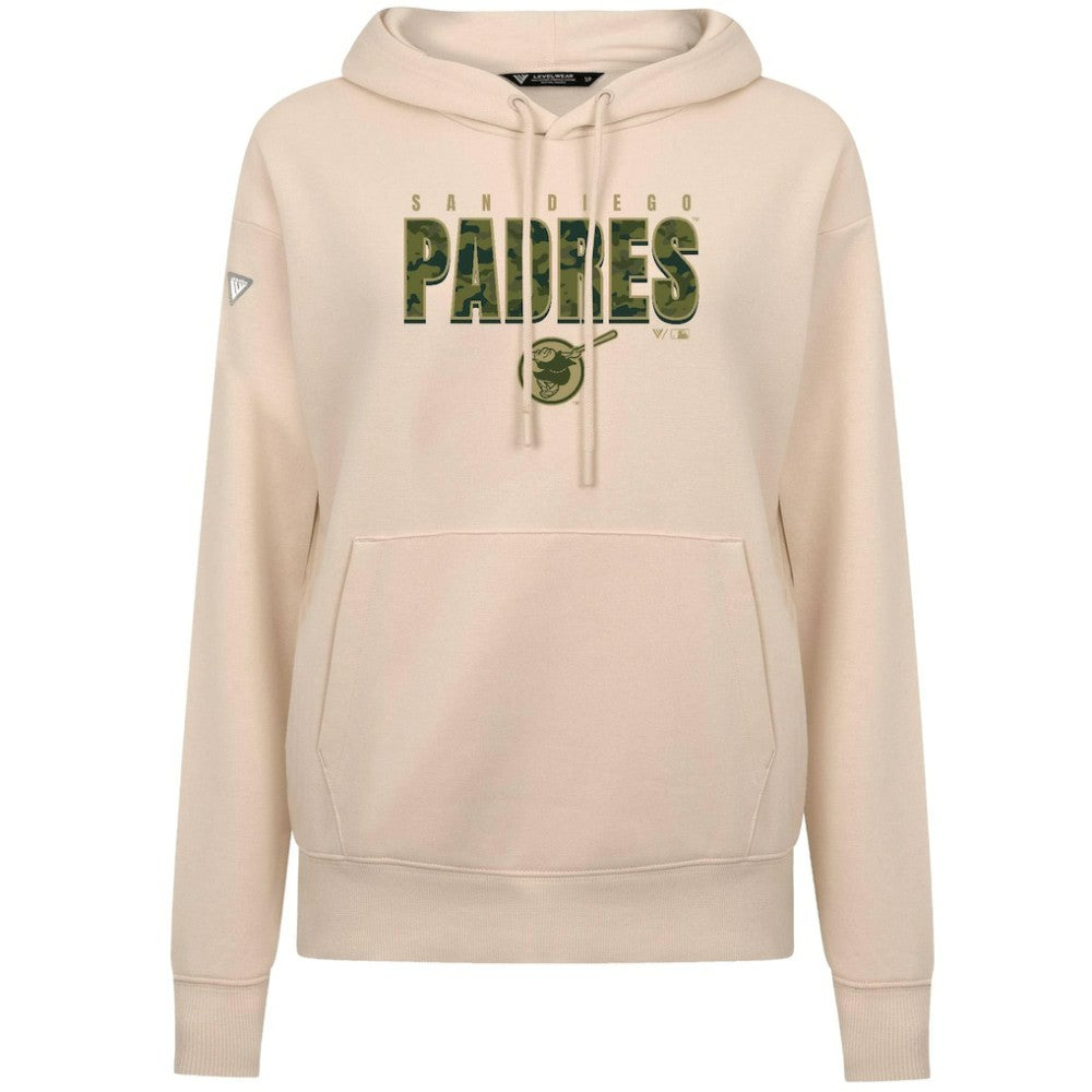San Diego Padres Levelwear Women's Adorn Protect W Pullover Hoodie Outlet