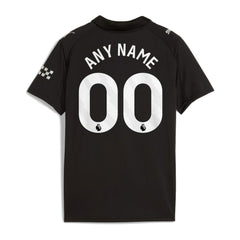 Puma - Manchester City Youth 2025/26 Away Replica Custom Jersey - Black