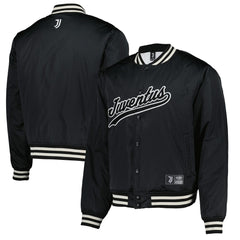 Fanatics - Juventus Collegiate Sateen Full-Snap Jacket - Black