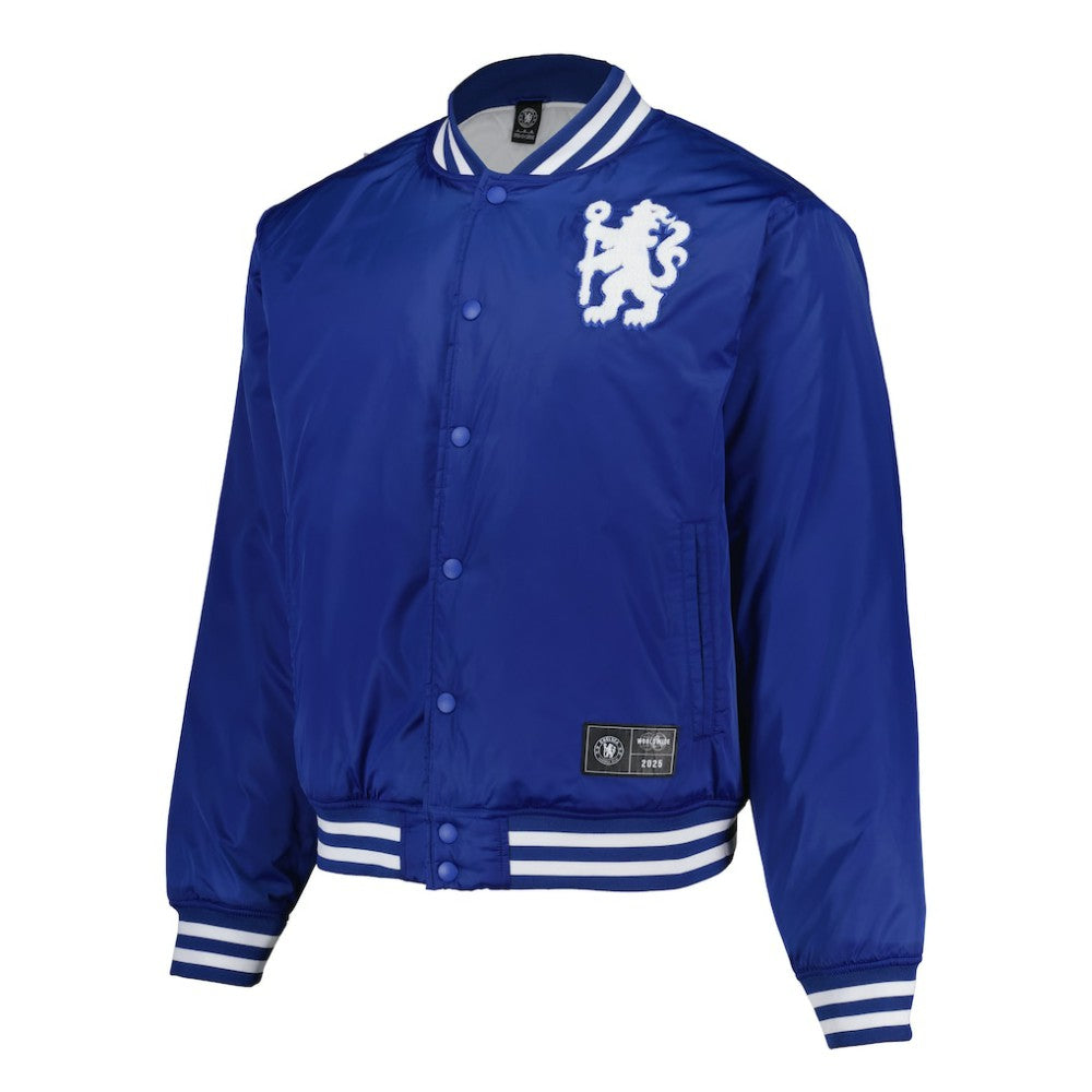 Fanatics - Chelsea Collegiate Sateen Full-Snap Jacket - Royal