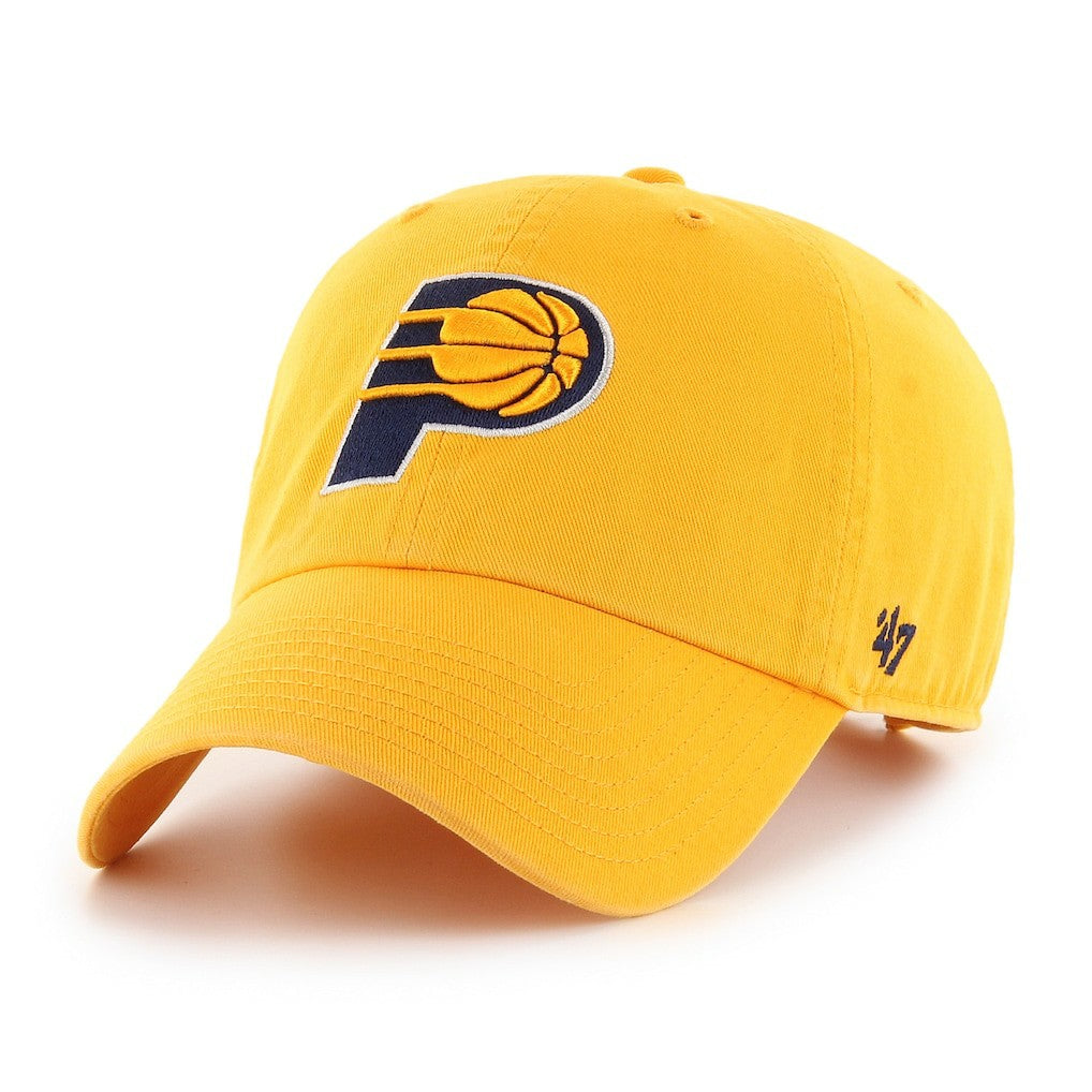 47 brand Indiana Pacers '47 Core Logo Clean Up Adjustable Hat Gold