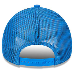 New Era Oklahoma City Thunder Core Logo Foam Front A-Frame 9FORTY Adjustable Trucker Hat Blue