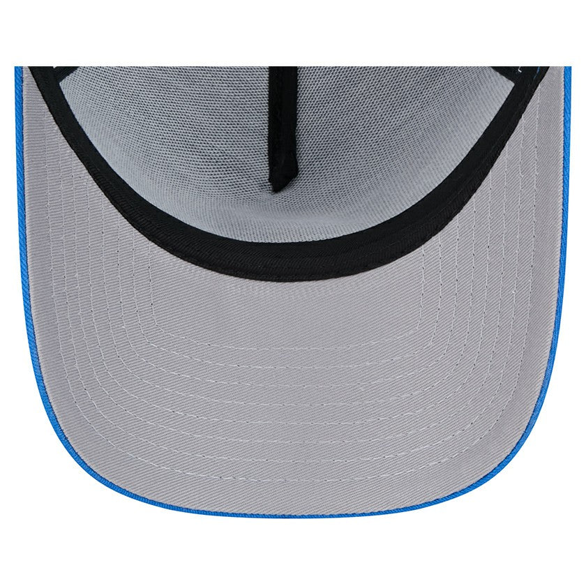 New Era Oklahoma City Thunder Core Logo Foam Front A-Frame 9FORTY Adjustable Trucker Hat Blue