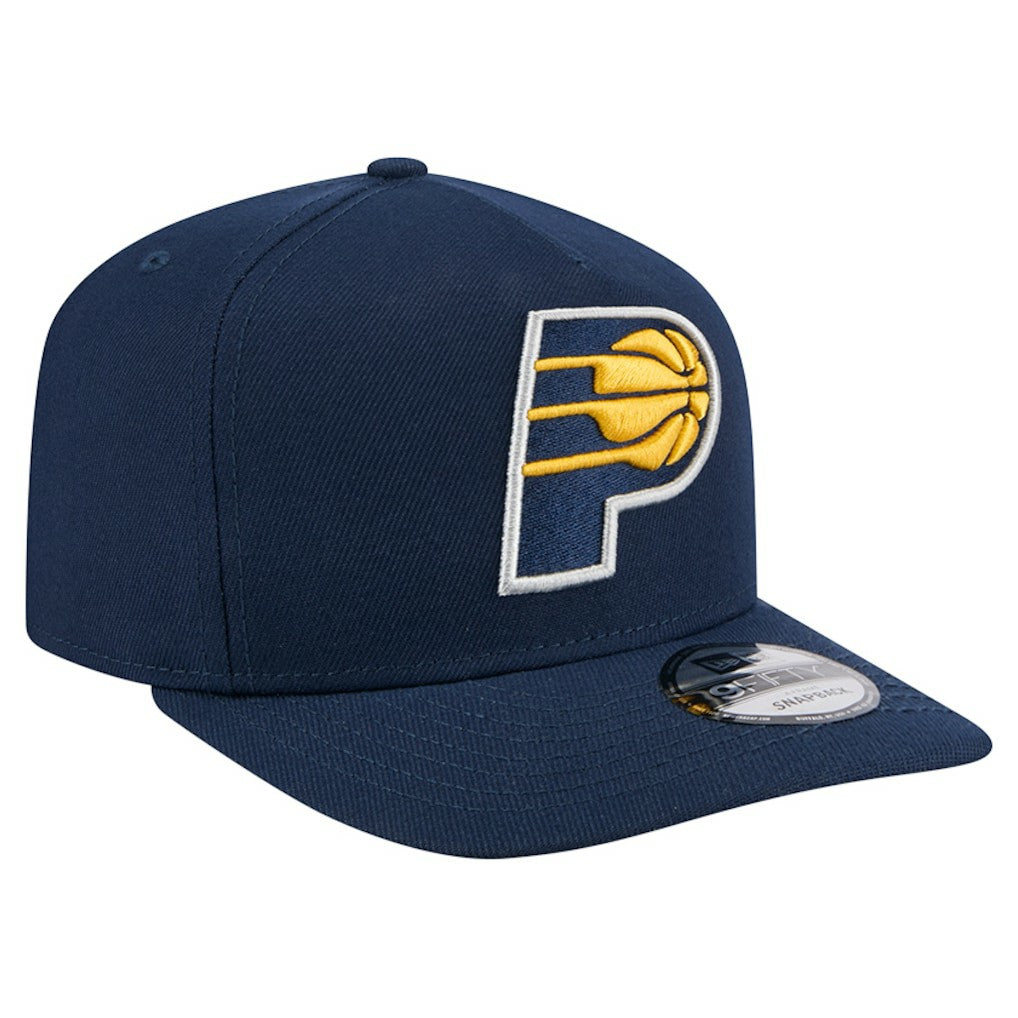New Era Indiana Pacers Core Logo A-Frame 9FIFTY Snapback Hat Navy