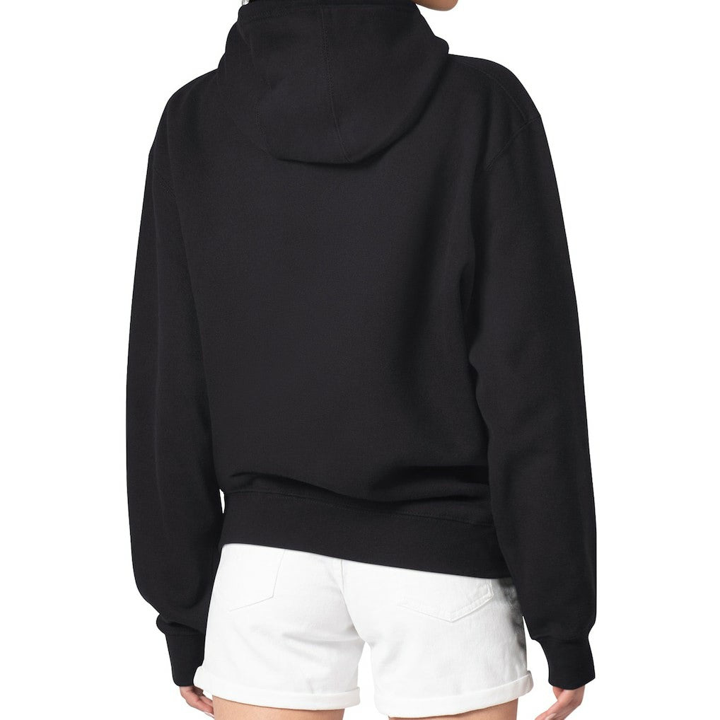 Seattle Seahawks G-III 4Her by Carl Banks Women's Metallic Print Football Sketch Fleece Pullover Hoodie - Black - NFL