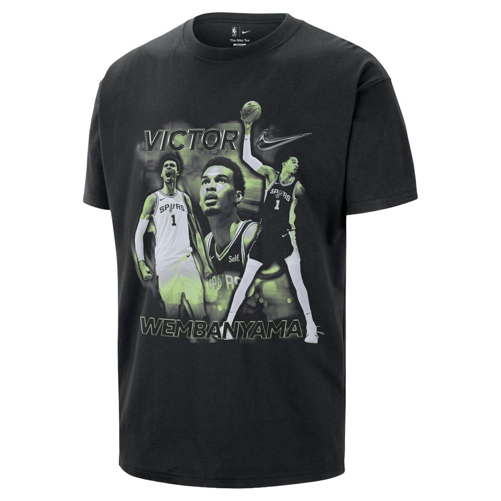 Nike Victor Wembanyama San Antonio Spurs Unisex Athlete T-Shirt Black