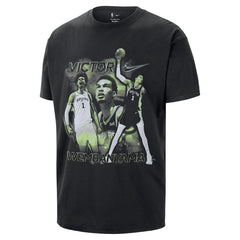 Nike Victor Wembanyama San Antonio Spurs Unisex Athlete T-Shirt Black