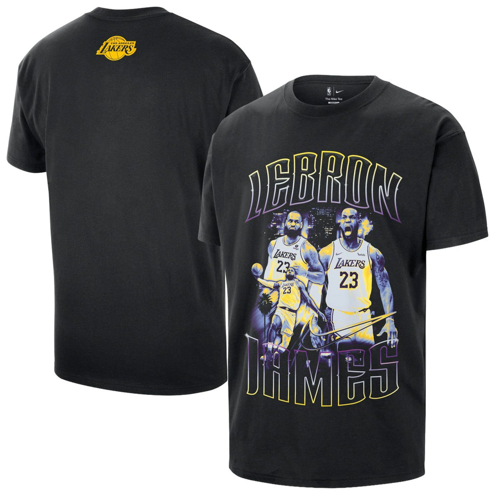 Nike LeBron James Los Angeles Lakers Unisex Athlete T-Shirt Black